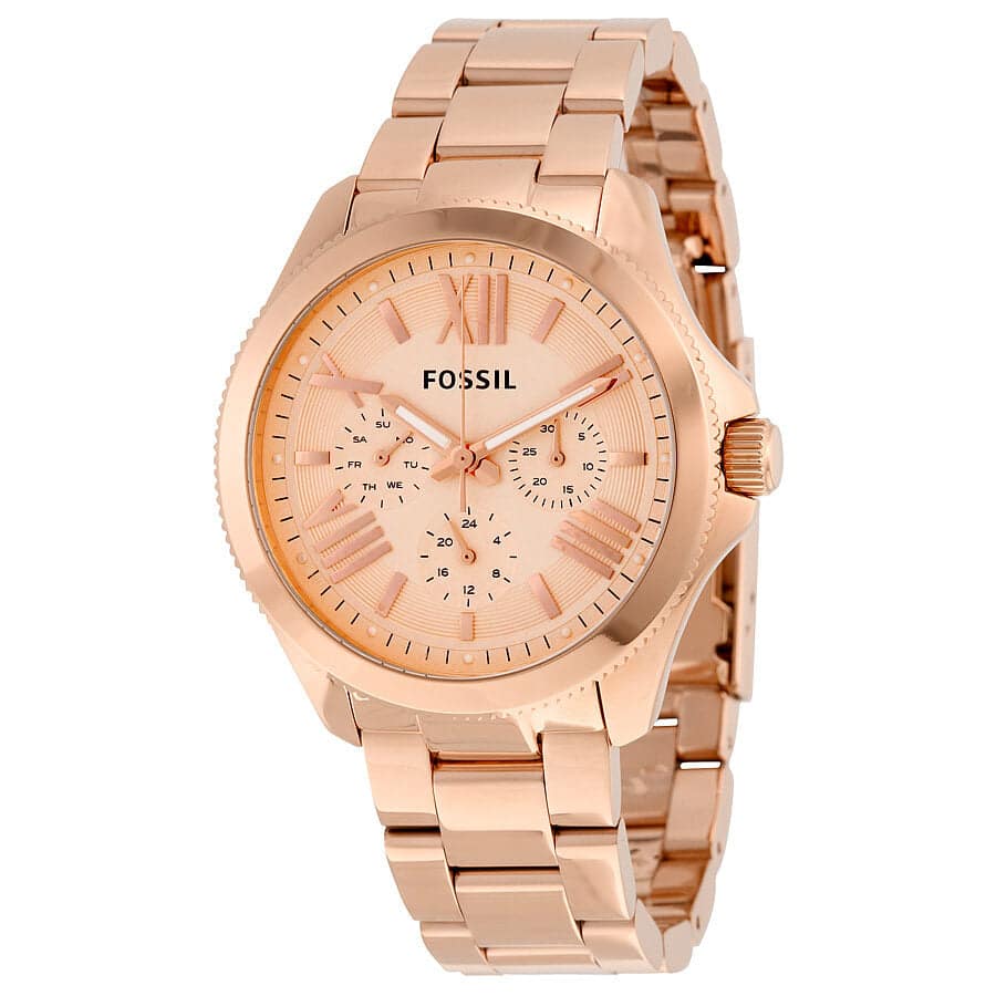 Montre Fossil AM4511 rosé avec chronographe