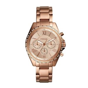 Montre Fossil BQ1774 doré avec chronographe