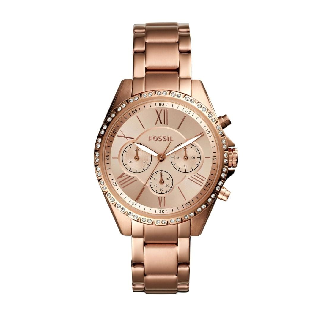 Montre Fossil BQ1774 doré avec chronographe