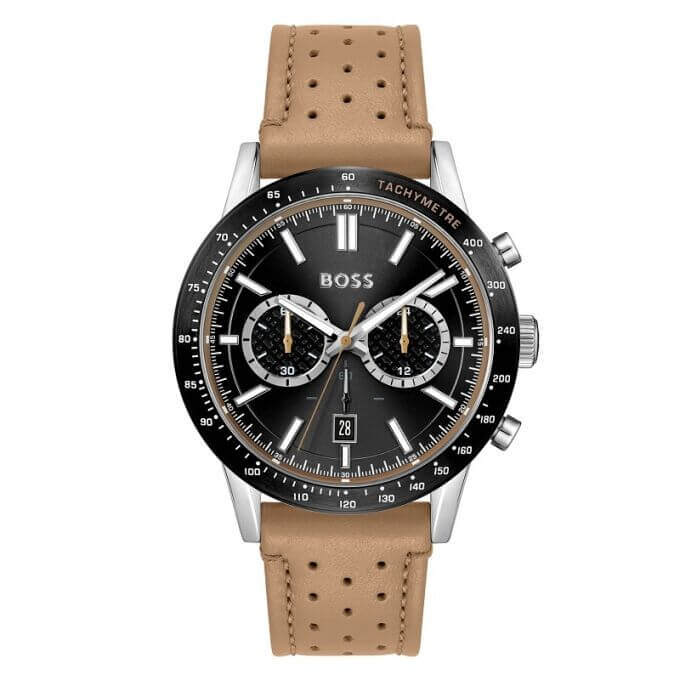 Montre Hugo Boss HB1513964 bracelet en cuir marron