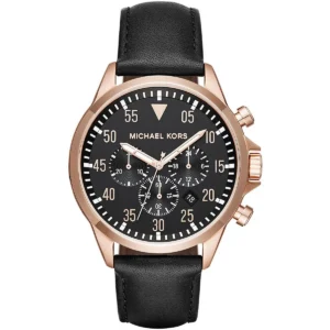 Montre Michael Kors MK8535 bracelet en cuir bleu