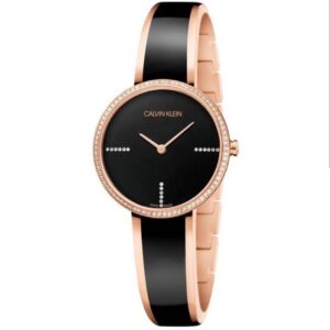 Montre Calvin Klein K4E2NX1S noir avec brillant