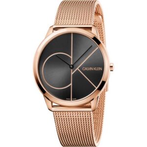 Montre Calvin Klein pour homme or rose K3M21621