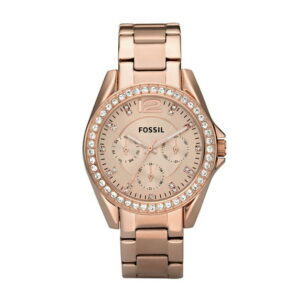 Montre Fossil Riley ES2811 or rose