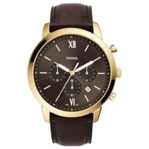 Montre Fossil neutra FS5763 en cuir marron