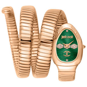 Montre Just Cavalli Snake avec cadran vert