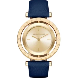 Montre Michael Kors averi MK2526 en cuir bleu