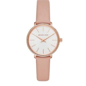 Montre Michael Kors MK2803 bracelet en cuir rose