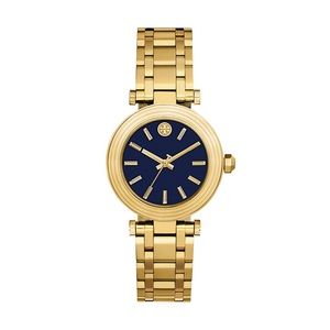 Montre Tory Burch pour femme cadran bleu rond