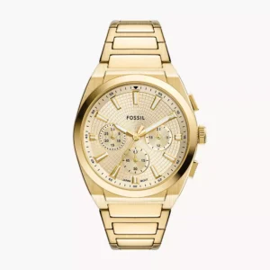 Montre Fossil FS6119 robuste en or avec chronographe