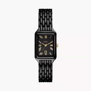 Montre Fossil ES5385 noire cadran rectangulaire
