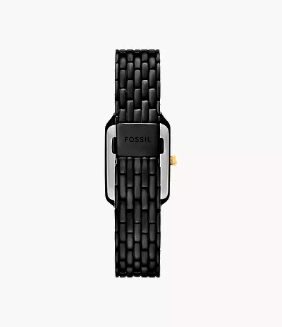 Montre Fossil ES5385 noire cadran rectangulaire – Image 2