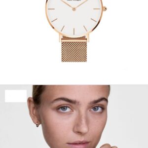 Montre Daniel Wellington cadran rond blanc