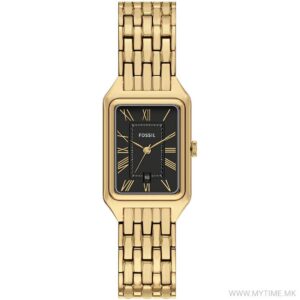 Montre Fossil Raquel ES5434 cadran rectangulaire noir