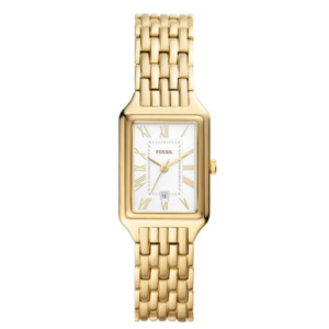 Montre Fossil doré cadran rectangulaire ES5220